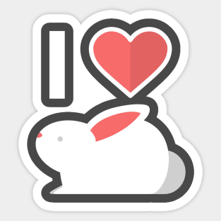 Rabbit Love Sticker